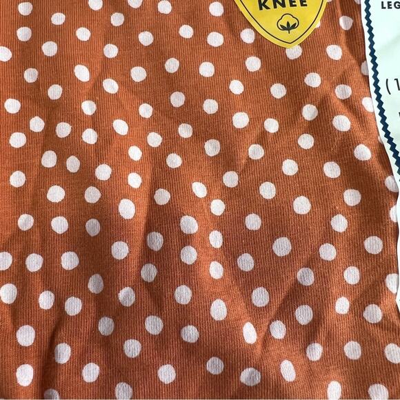Cat & Jack Orange and White Polka Dot Slim Legging Elastic Waist Size - Picture 6 of 6